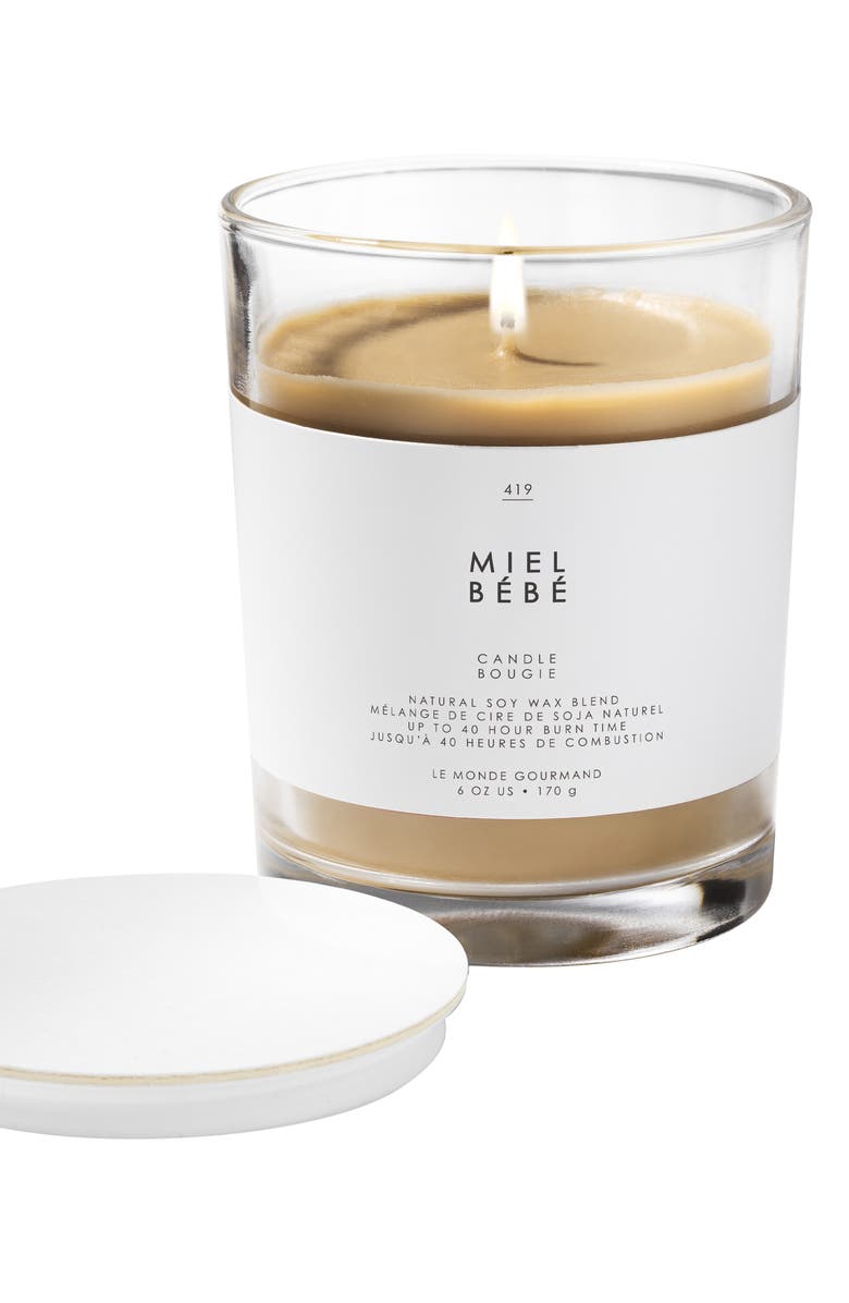 LE MONDE GOURMAND Miel Bébé Scented Candle, Alternate, color, 