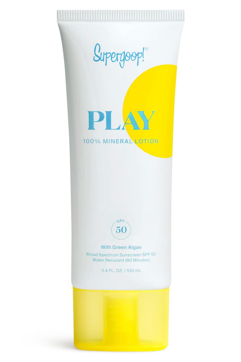 Supergoop! PLAY 100% Mineral Lotion SPF 50 Sunscreen, Main, color, NO COLOR