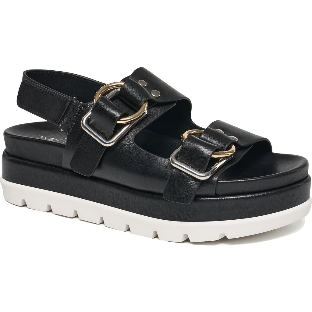 Jslides Blast Platform Sandal In Black