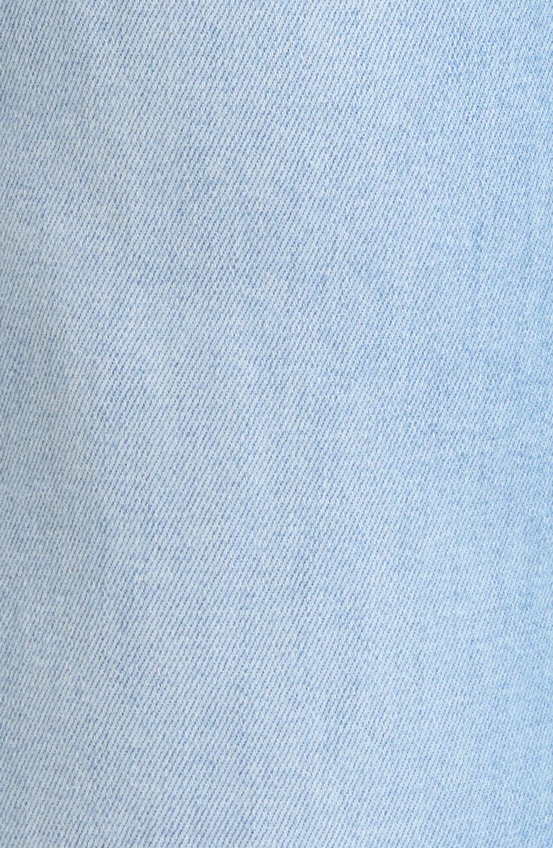 PAIGE Anessa Raw Hem Wide Leg Jeans, Alternate, color, Santorini Sky