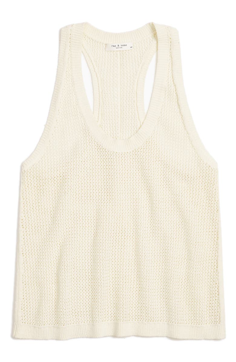 rag & bone Jacy Mesh Racerback Tank, Main, color, 