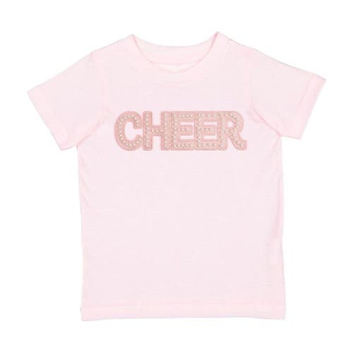 Sweet Wink Cheer Pearl Patch Short Sleeve T-shirt In Pink