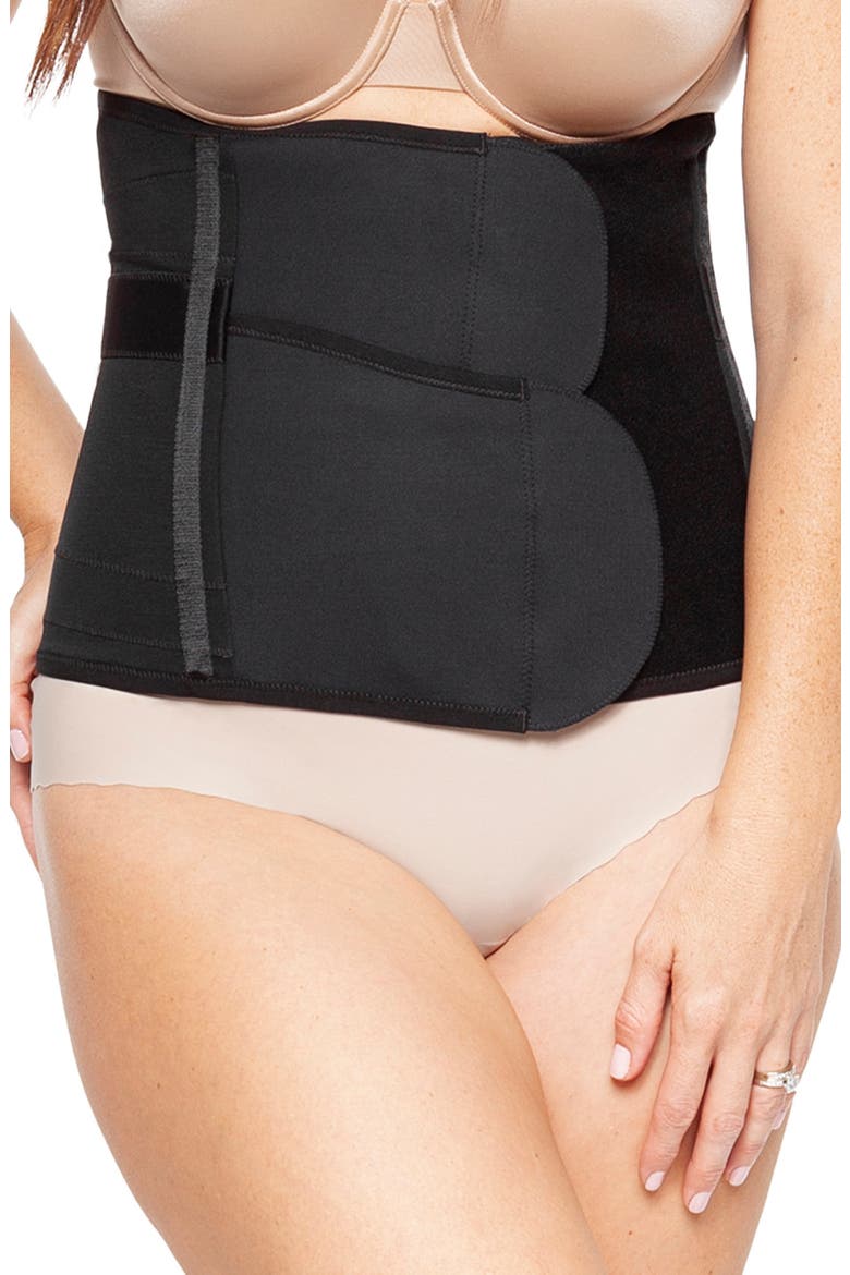 Luxe Belly Wrap, Main, color, BLACK