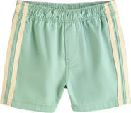 NEXT Kids' Sporty Stripe Cotton Shorts