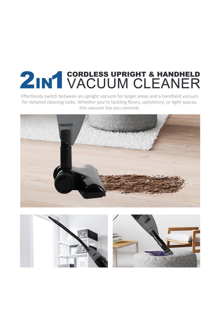 2 in 1 Corded Upright and Handheld Vacuum Cleaner, Alternate, color, Black