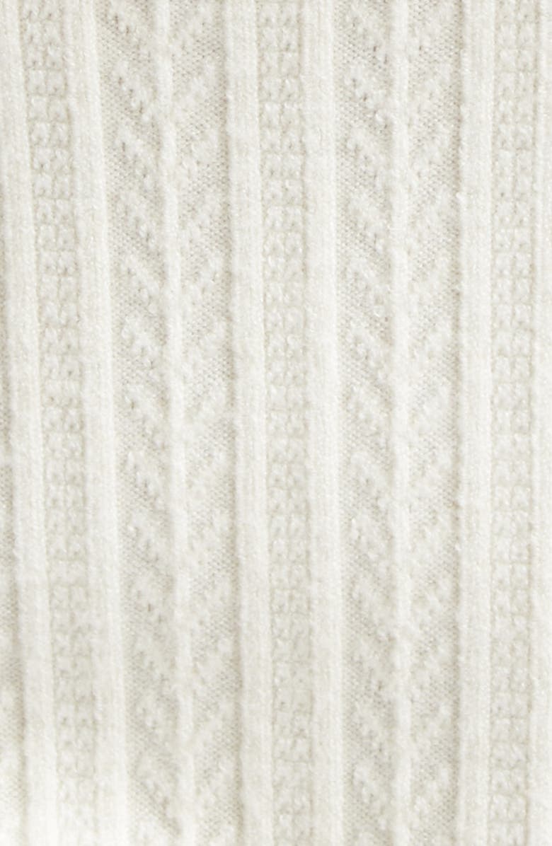 Veronica Beard Brodier Knit Camisole, Alternate, color, Ecru