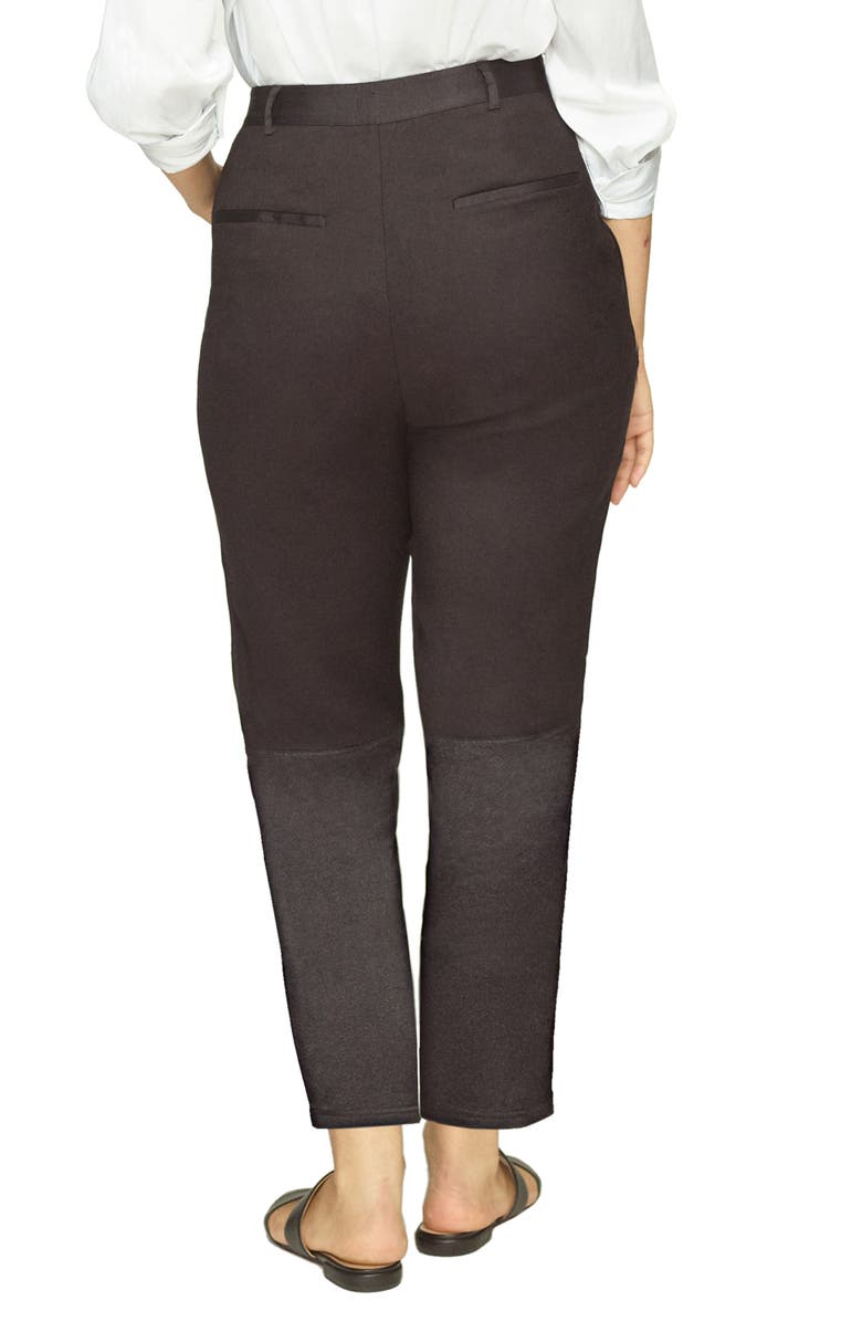 Universal Standard Satin Trim Pants, Alternate, color,