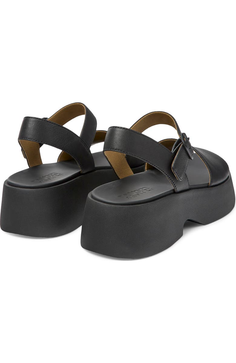 Camper Tasha Ankle Strap Wedge Sandal, Alternate, color,