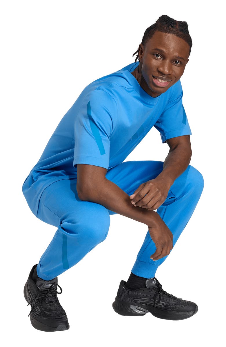 adidas Z.N.E. Knit Joggers, Alternate, color, Ray Blue/ /