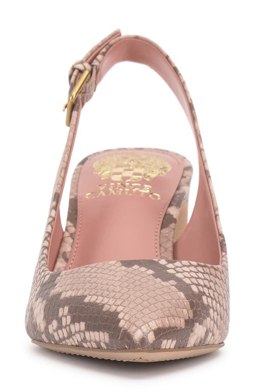 Vince Camuto Hamden Pointed Toe Slingback Pump In Pale Pink
