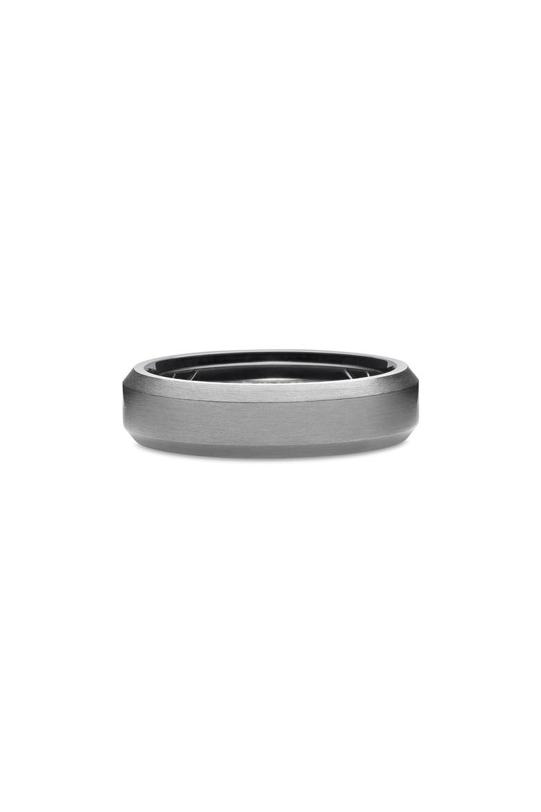 Beveled Band Ring, 6mm, Main, color, TITANIUM