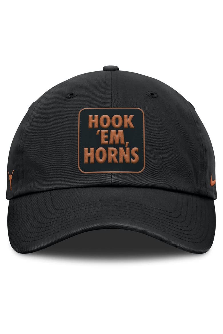 Men's Nike Black Texas Longhorns Local Club Adjustable Hat, Alternate, color, Black