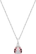 Tiny Blessings Sterling Silver Love Bug 12-14" Necklace