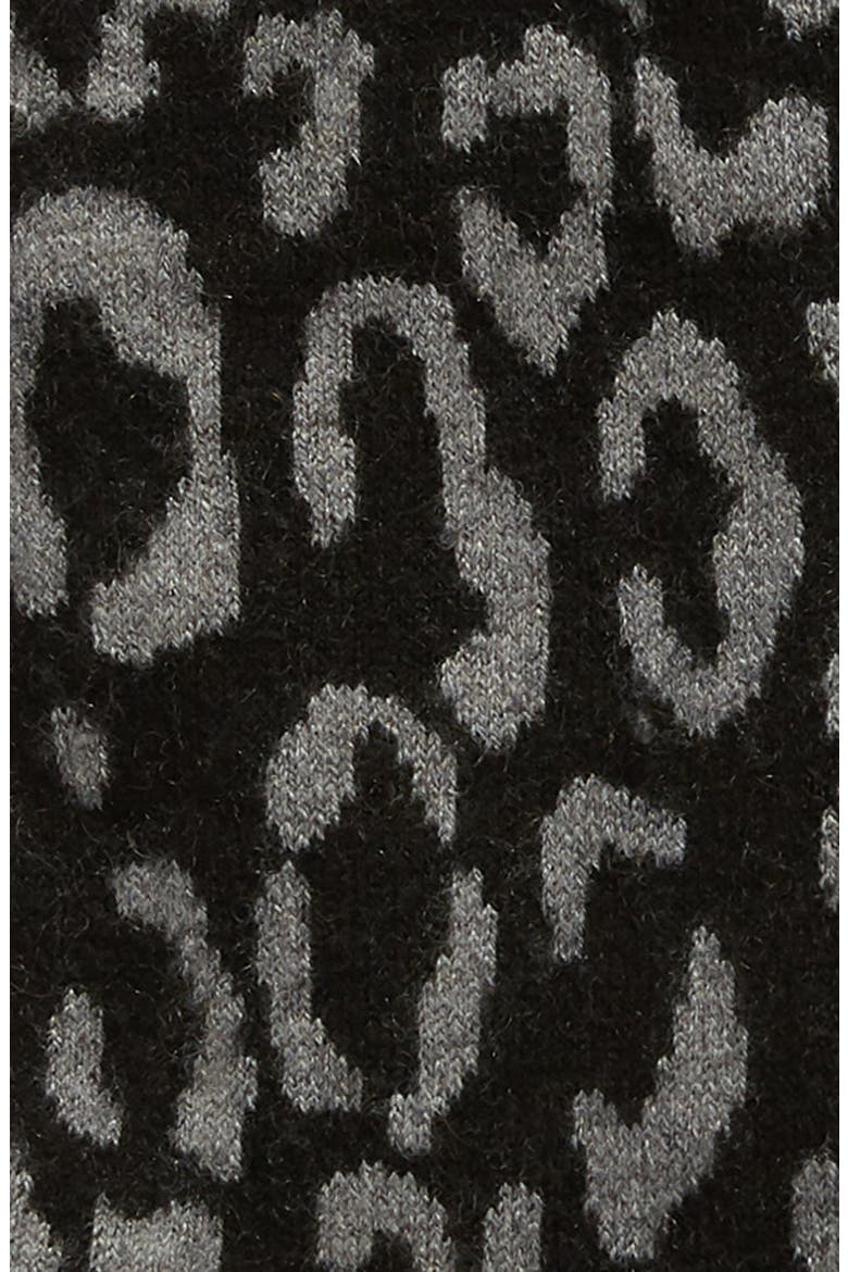 2-Pack Animal Pattern Crew Socks, Alternate, color, BLACK