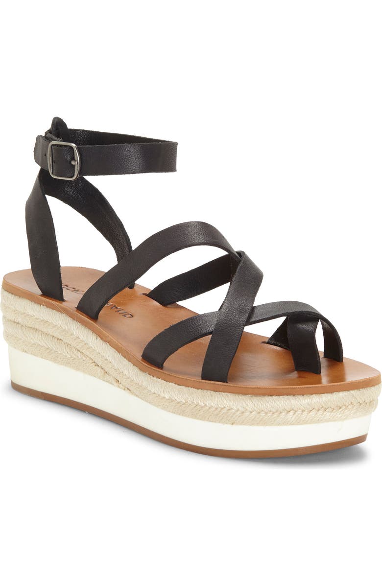 Lucky Brand Jakina Platform Wedge Sandal, Main, color,