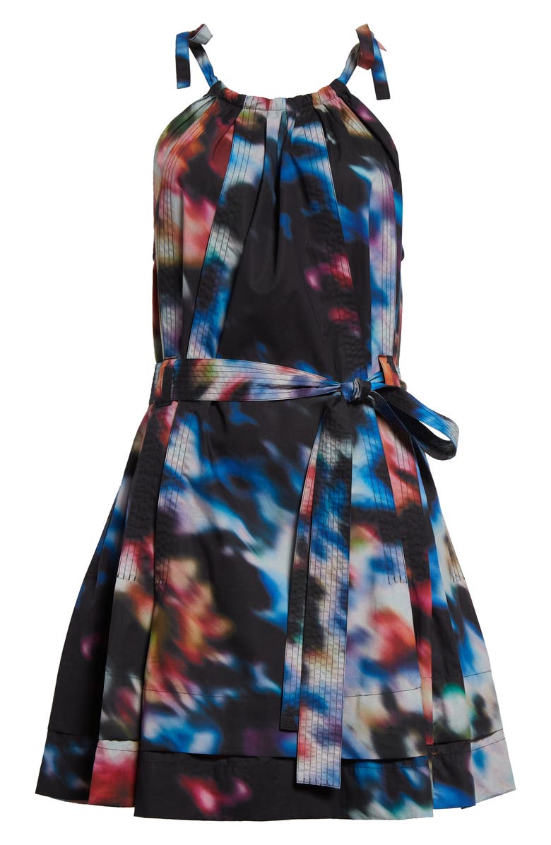 Ulla Johnson Brienne Print Belted Minidress, Alternate, color, 