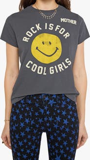MOTHER The Goodie Goodie Embellished Cotton Graphic T-Shirt