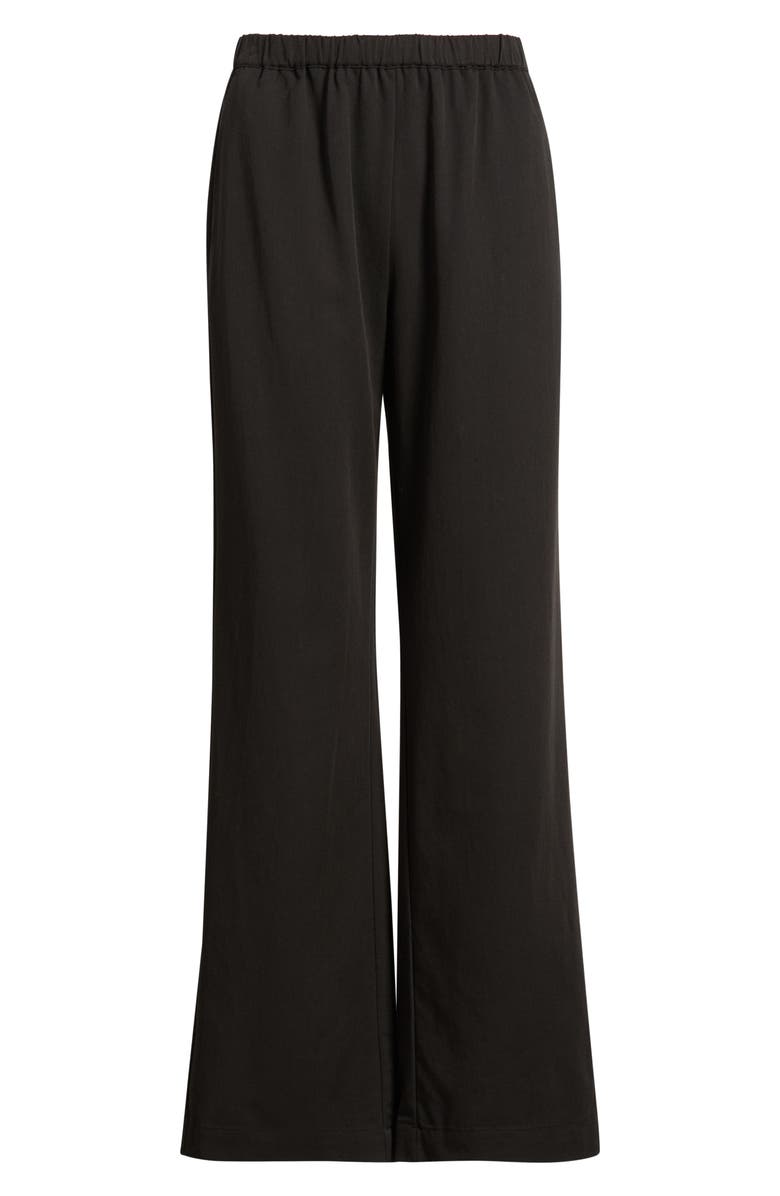 ARTLESS FOREVER Drew Cotton Blend Wide Leg Pants, Alternate, color, Black