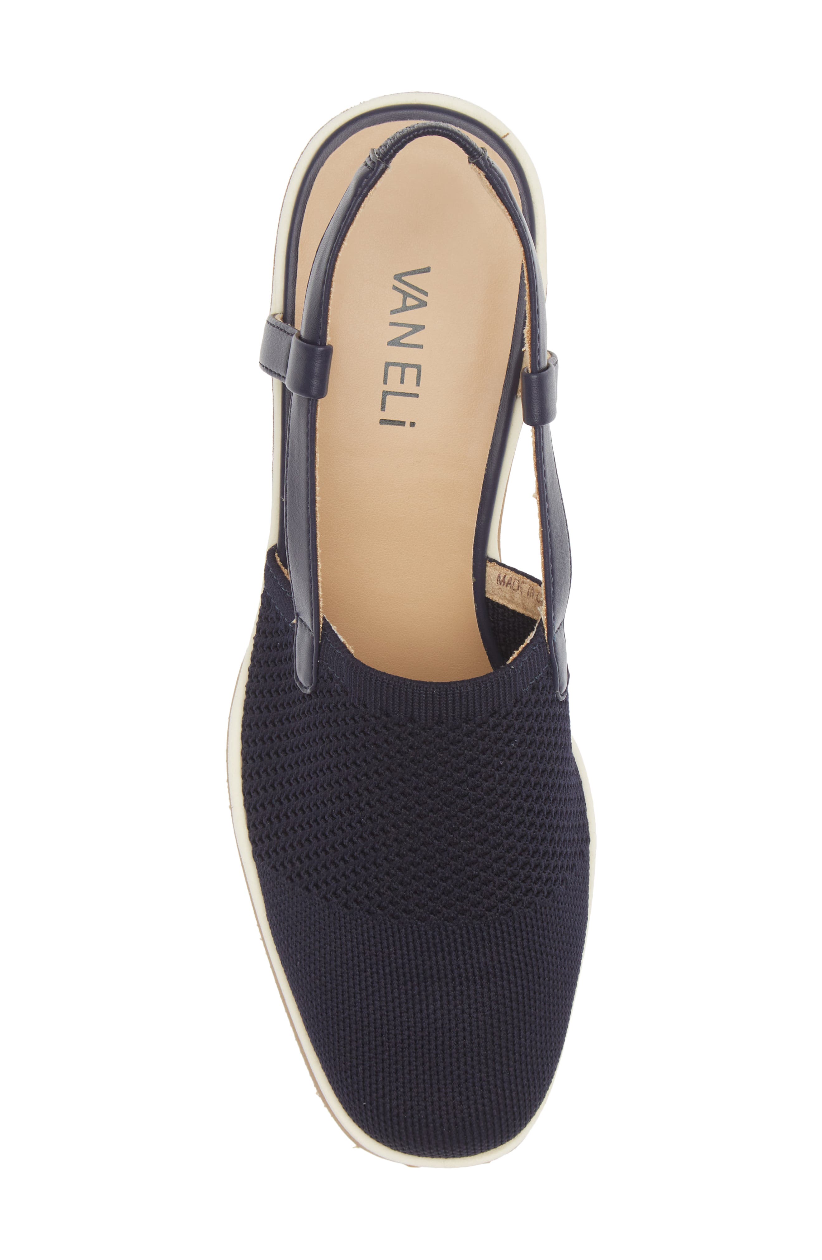 Greer Slingback Wedge, Alternate, color, NAVY