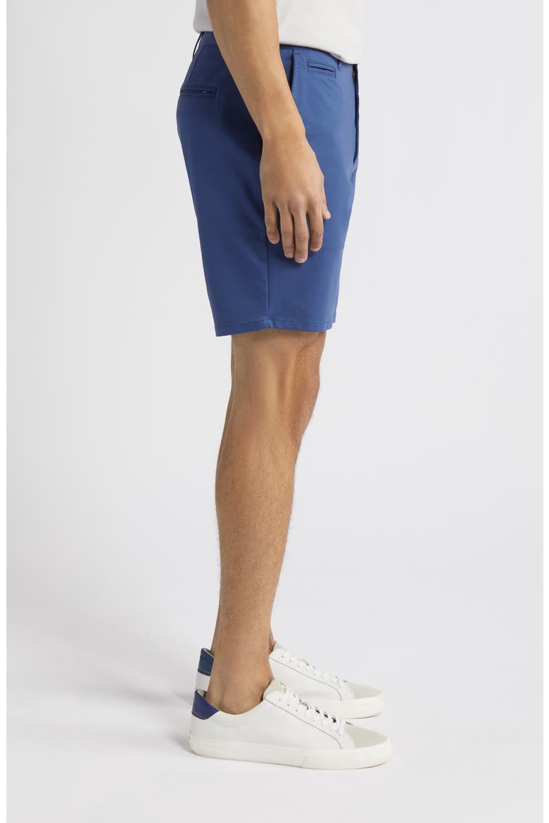 Jupiter Cotton Blend Chino Shorts, Alternate, color, LAKE