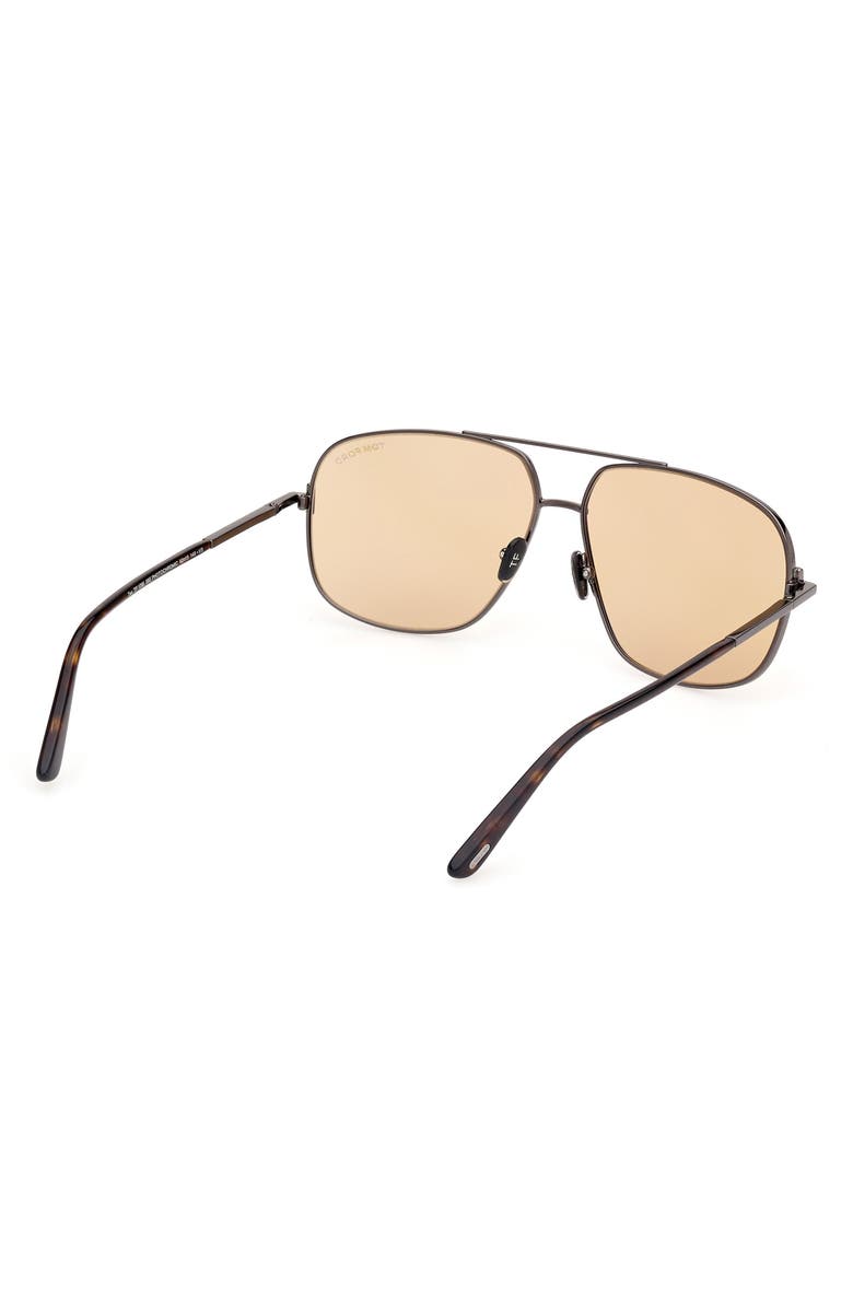 TOM FORD Tex 62mm Navigator Sunglasses, Alternate, color, 