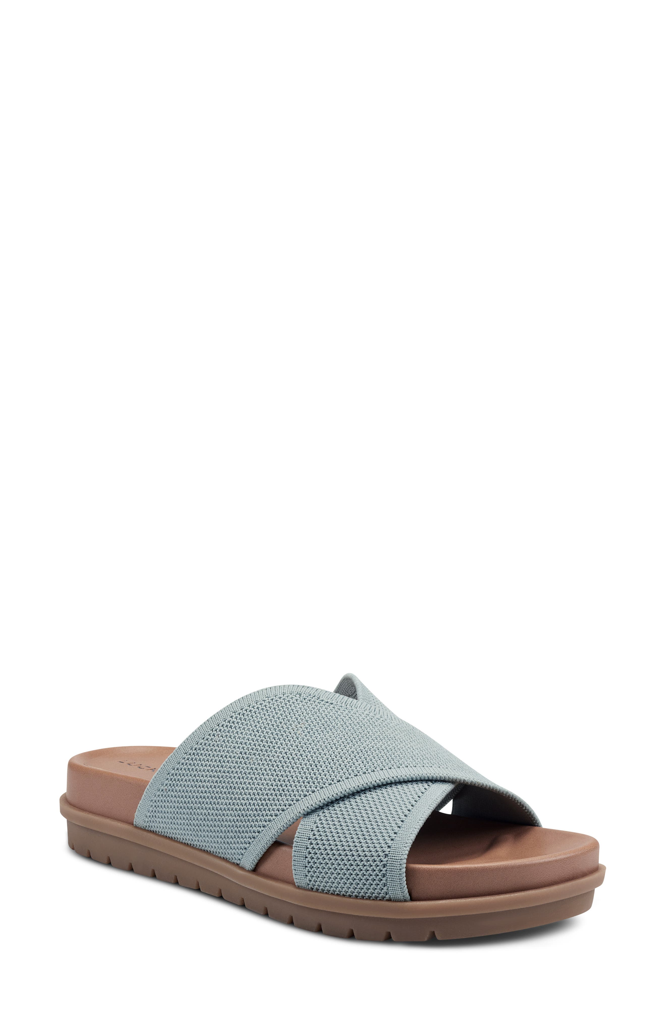 Sieko Slide Sandal, Main, color, WROUGHT IRON