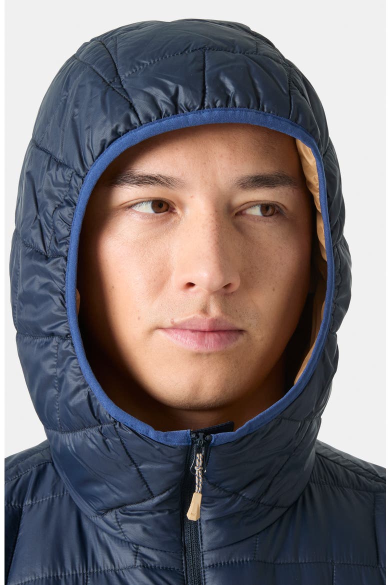 Lifaloft Hooded Insulator Jacket, Alternate, color, NAVY
