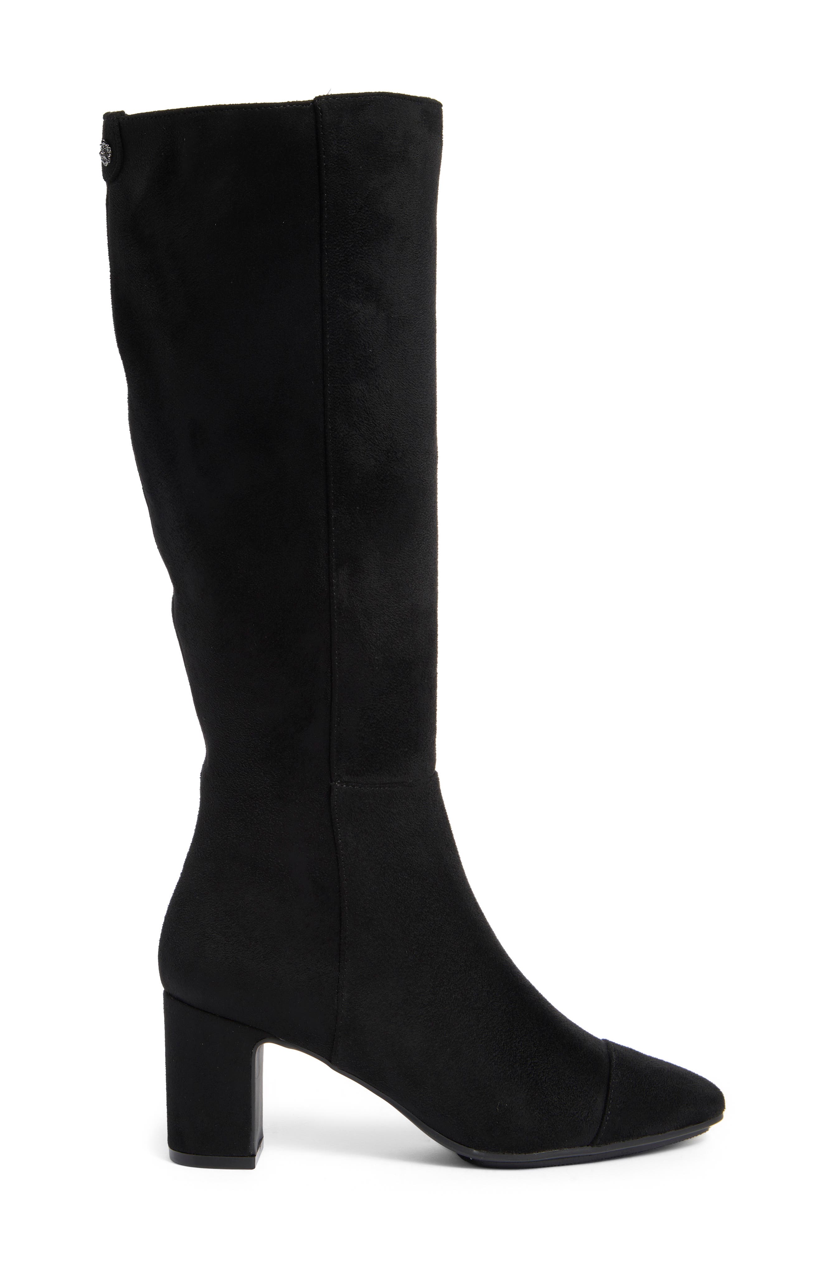 Anne Klein Serafina Cap Toe Tall Boot, Alternate, color, Black