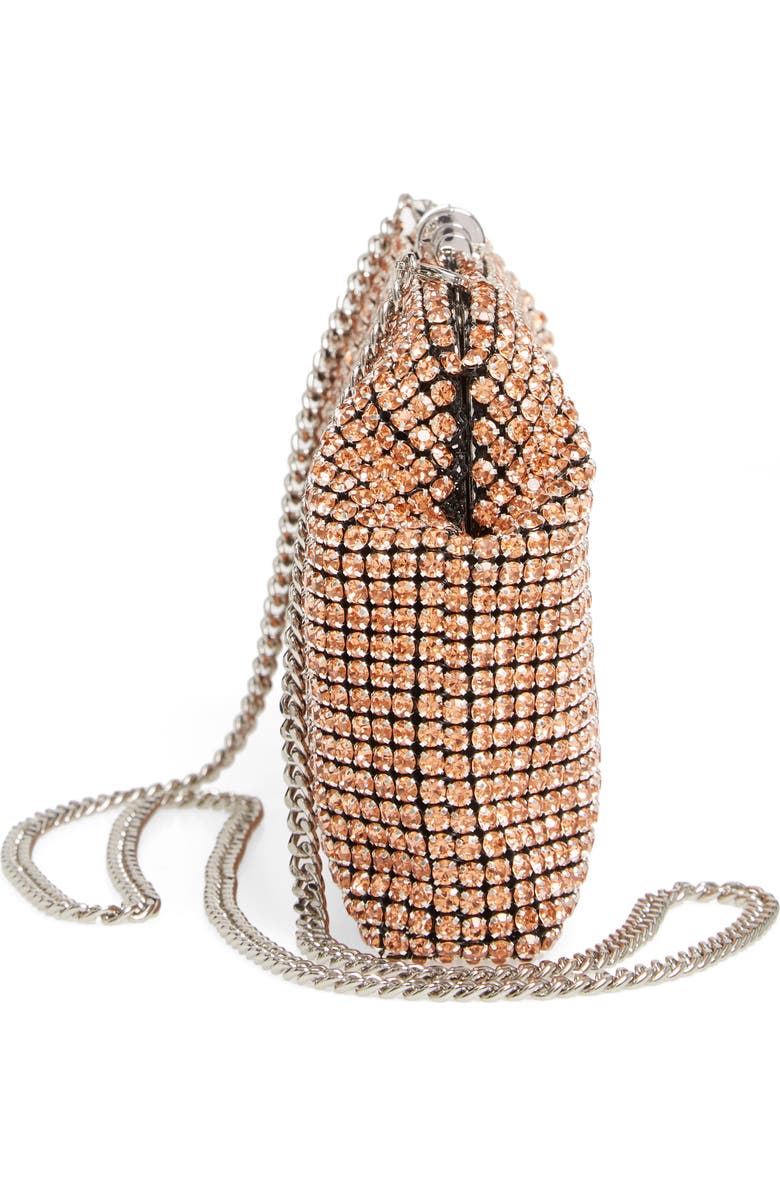 Reiss Adaline Crystal Embellished Frame Clutch, Alternate, color, Pasman Pink