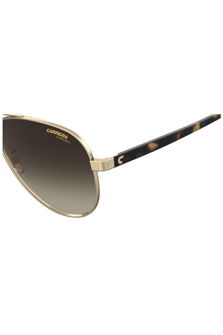 58mm Aviator Sunglasses, Alternate, color, GOLD HAVANA/ BROWN GRADIENT