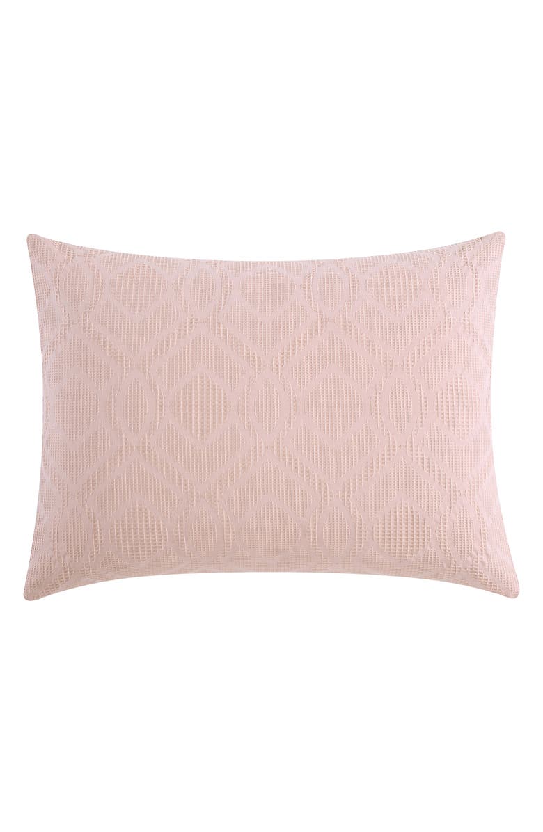 Tommy Bahama King Textured Waffle Comforter & Shams Set, Alternate, color, Desert Sunset Orange