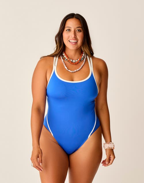 Carve Designs York One Piece D-dd Cup In Blue