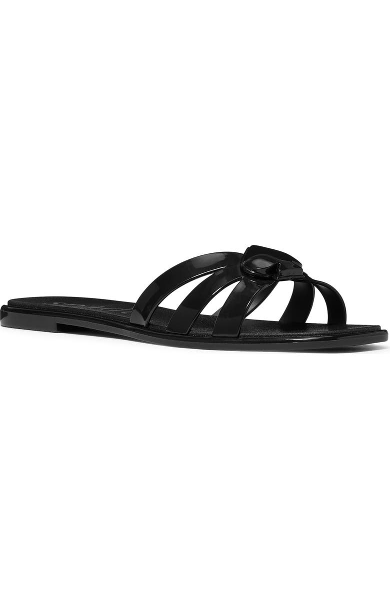 Kate Spade New York sculpted spade jelly slide sandal, Main, color,