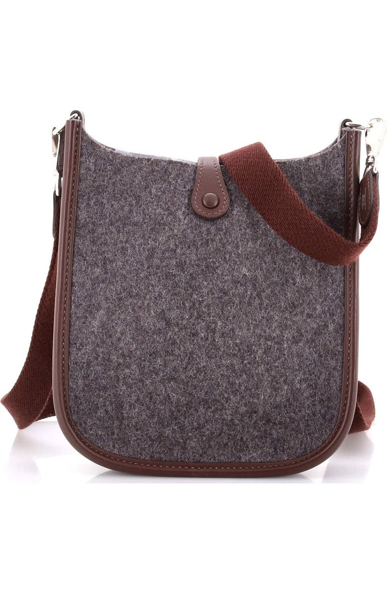 Pre-Owned Hermes Evelyne Bag Gen III Felt TPM, Alternate, color, Gris Moyen