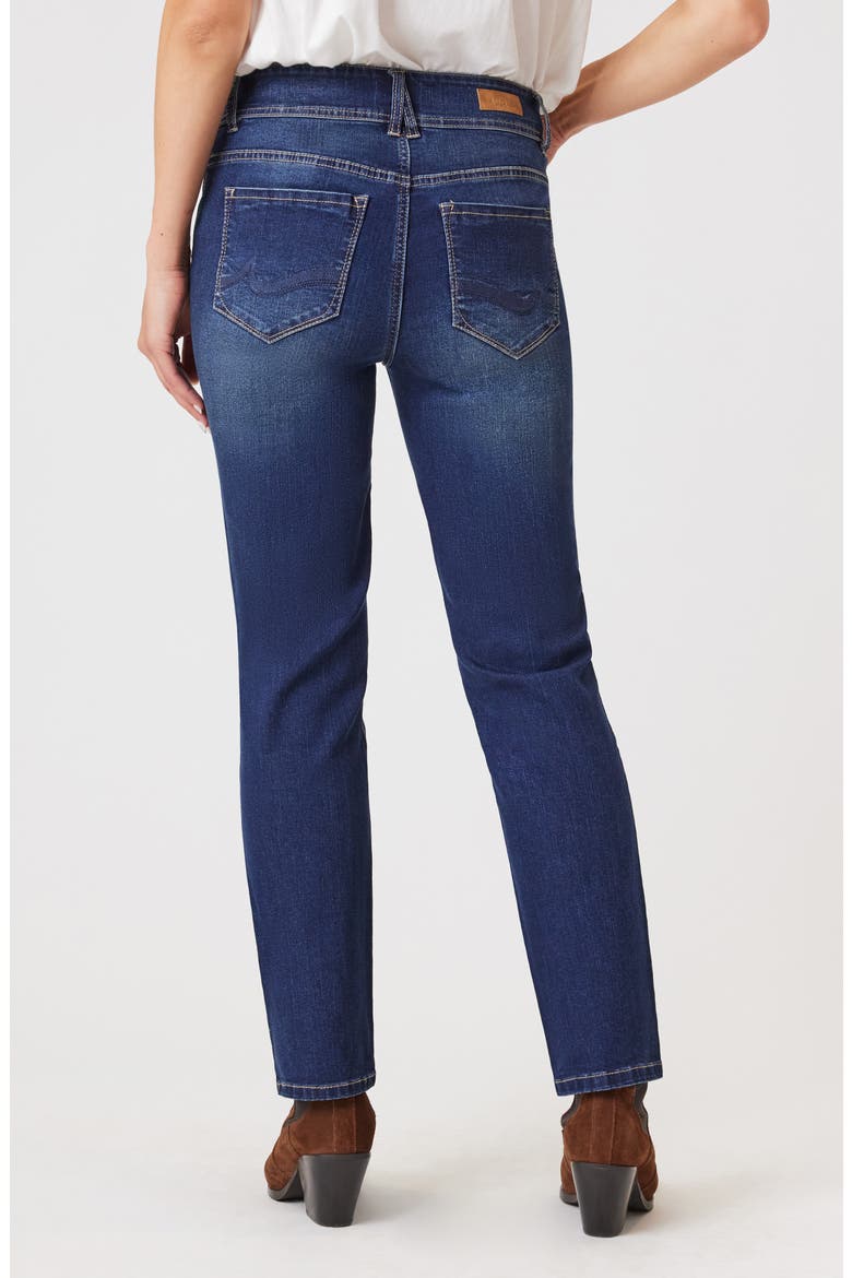 Sculpt Mid Rise Straight Leg Jeans, Alternate, color, BORA