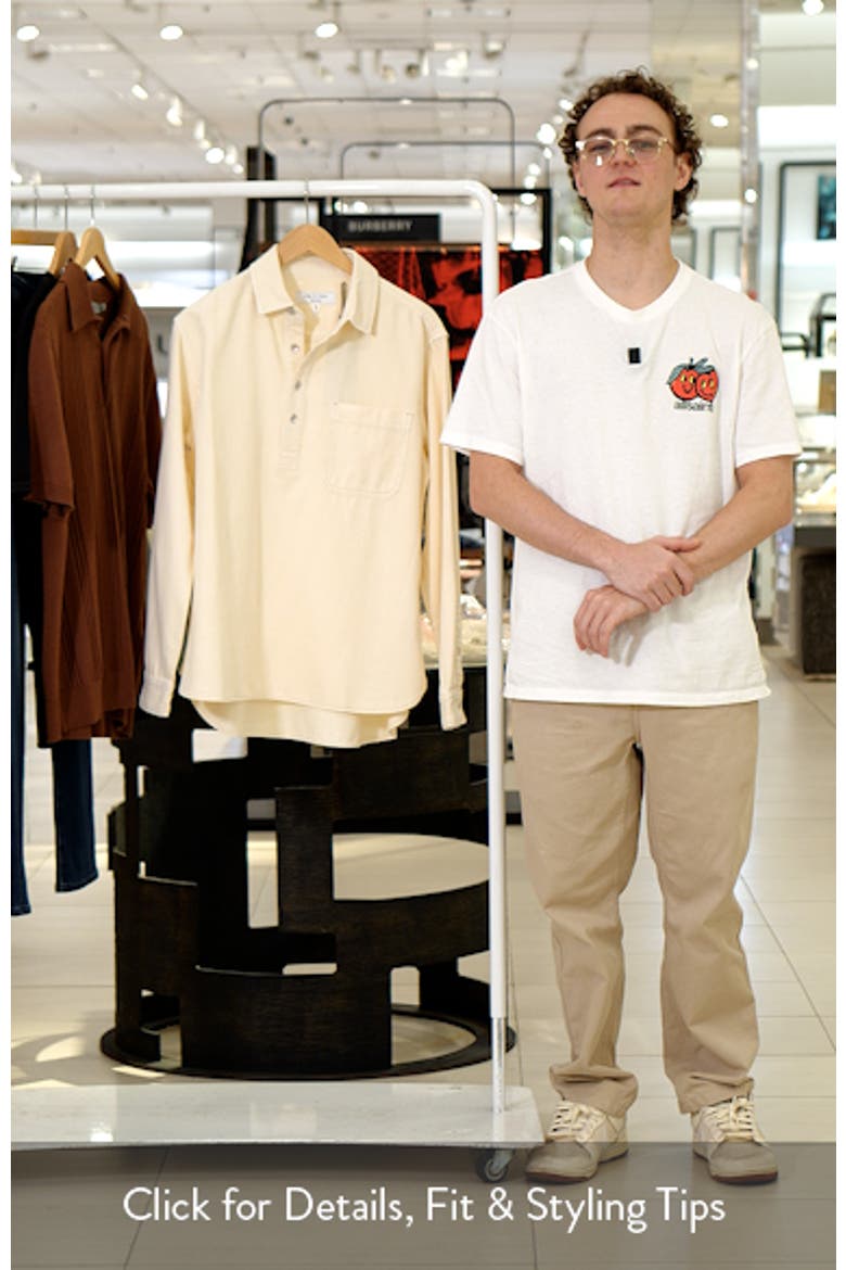 Cotton Twill Long Sleeve Polo video