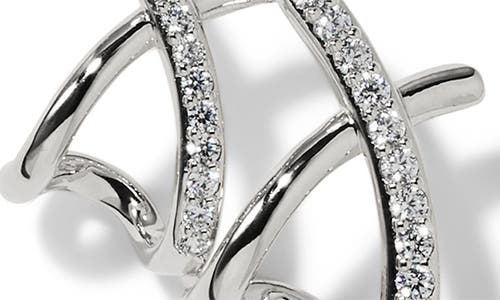 Nadri The Perfect Gift Double Cage Stud Earrings In Metallic