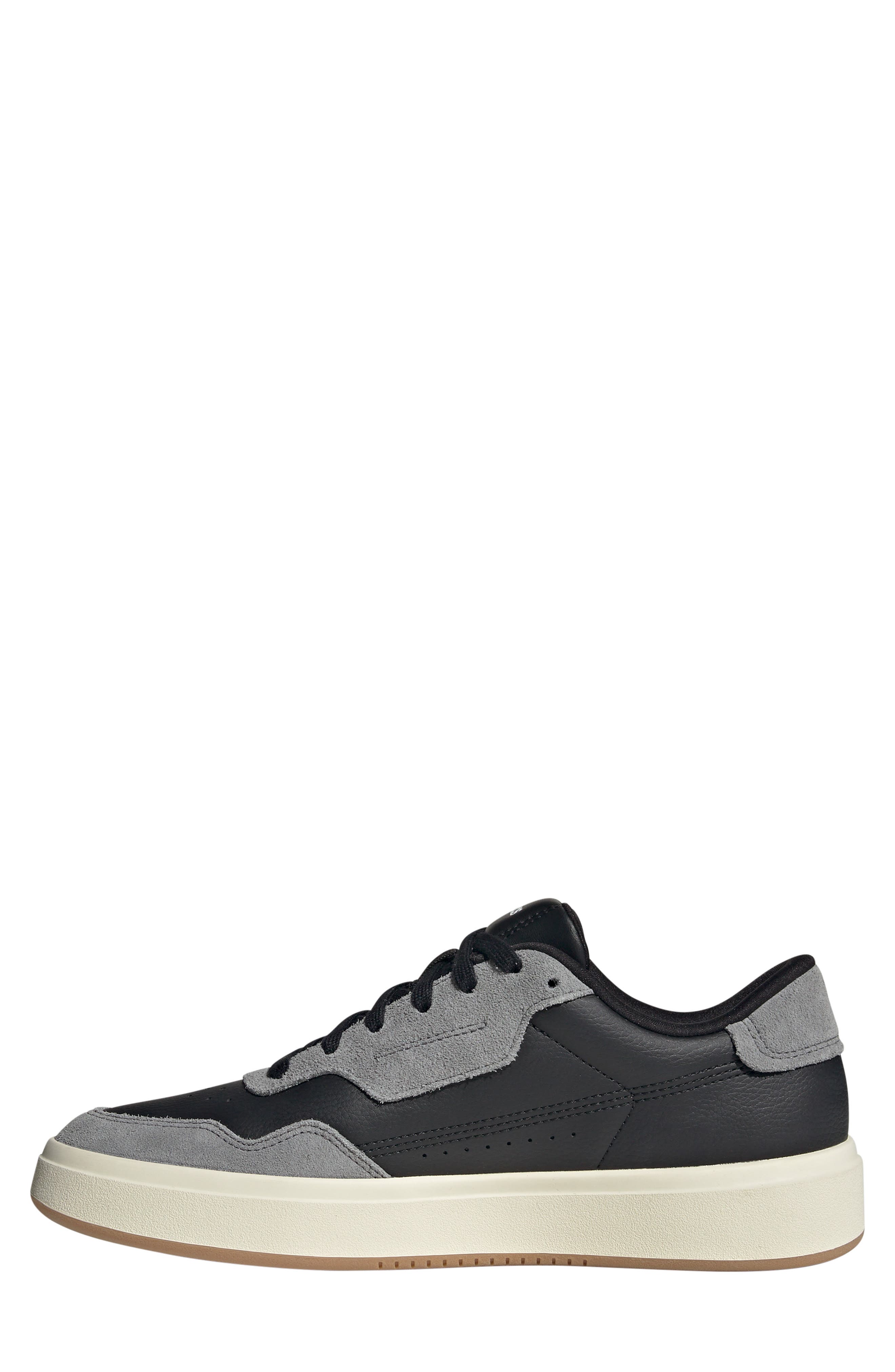 adidas Park St. Tennis Sneaker, Alternate, color, Black/ White/ Grey