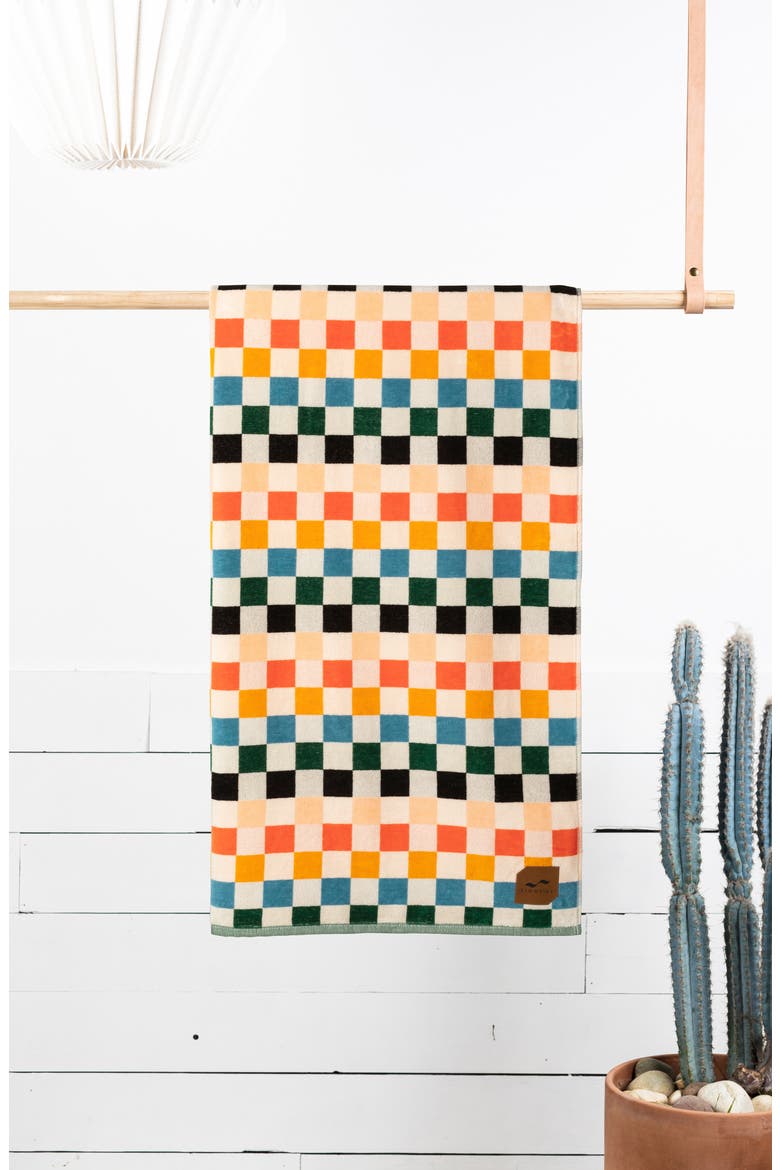 Sundown Oversize Beach Towel, Alternate, color, MULTI