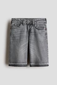 H&M Wide Leg Low Denim Shorts