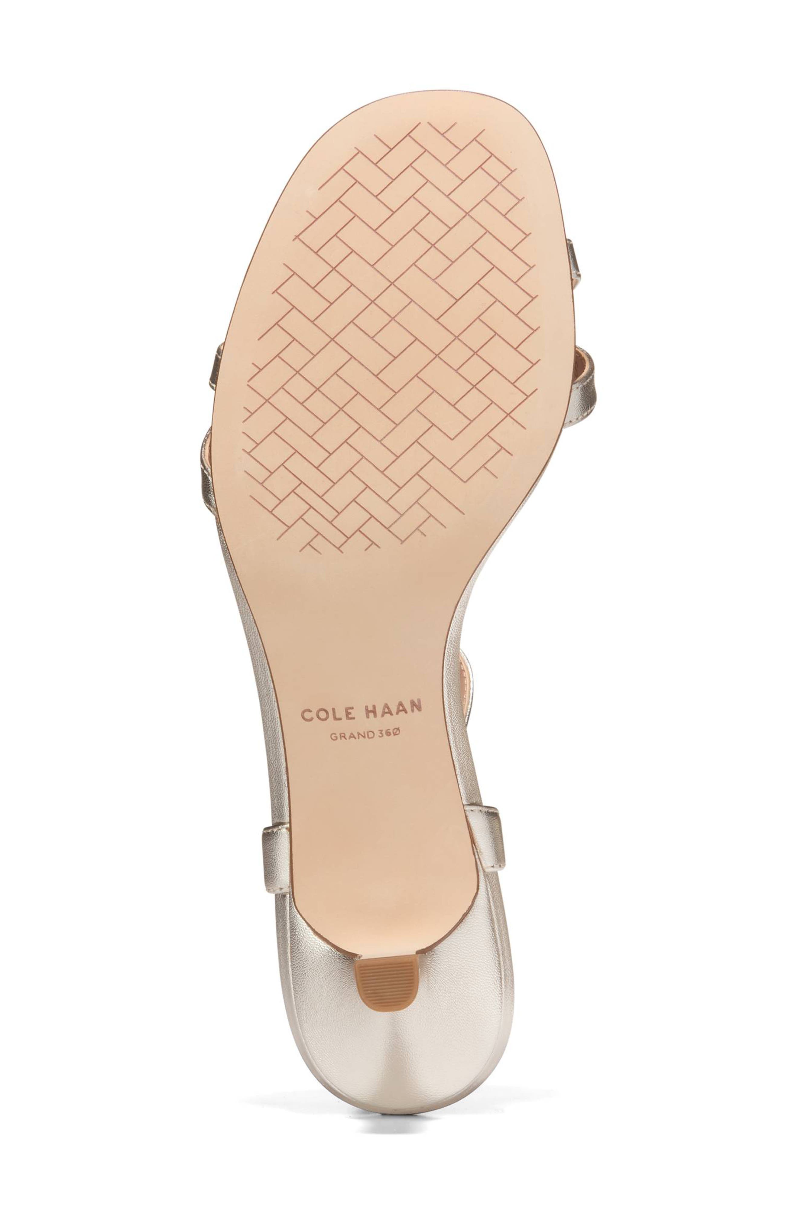 Leni Kitten Heel Sandal, Alternate, color, SOFT GOLD LEATHER
