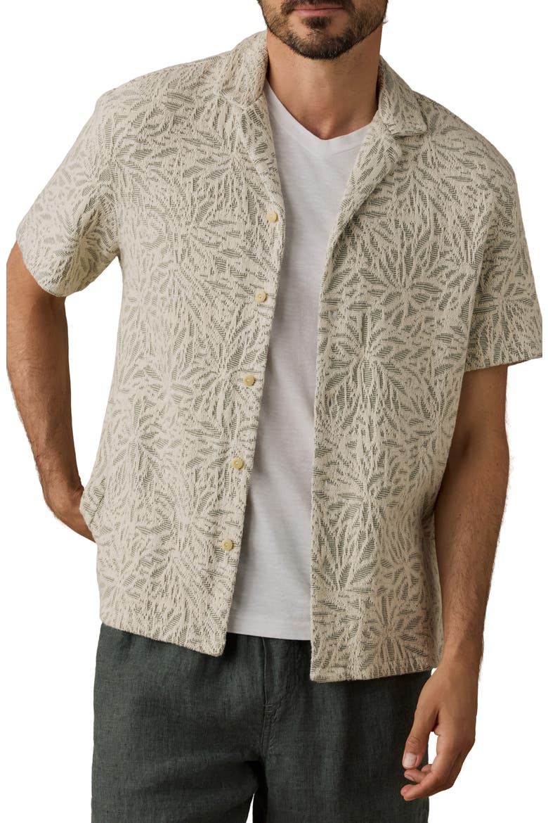 Oasis Camp Shirt, Main, color, TRAIL OLIVE FROND