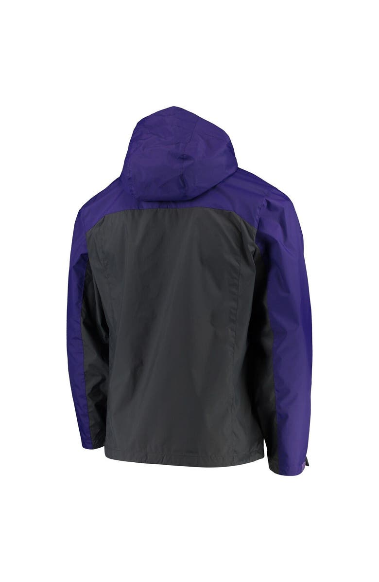 Columbia Men's Columbia Purple/Charcoal Washington Huskies Glennaker Storm Full-Zip Jacket, Alternate, color,