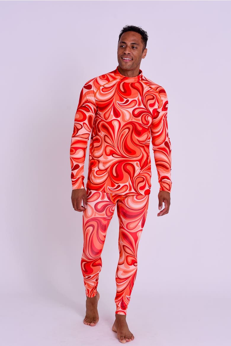 Baselayer Top - Shagadelic Baby! Men's, Alternate, color, multi-colour