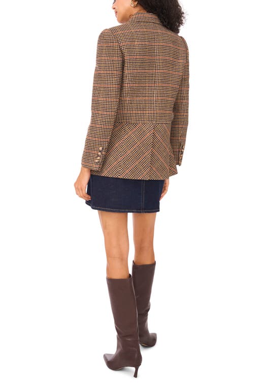 Vince Camuto Houndstooth Check Blazer In Multi
