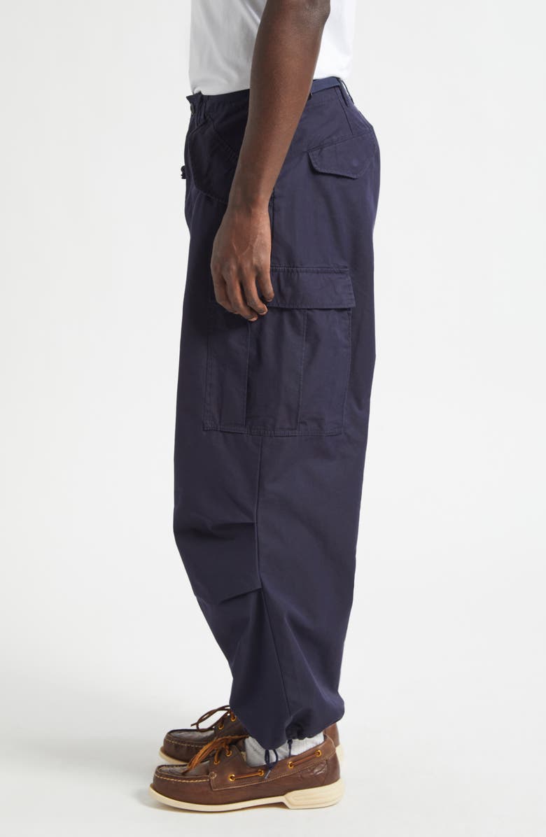 BEAMS Military Cotton 
Nylon Oxford Cargo Pants, Alternate, color, Navy