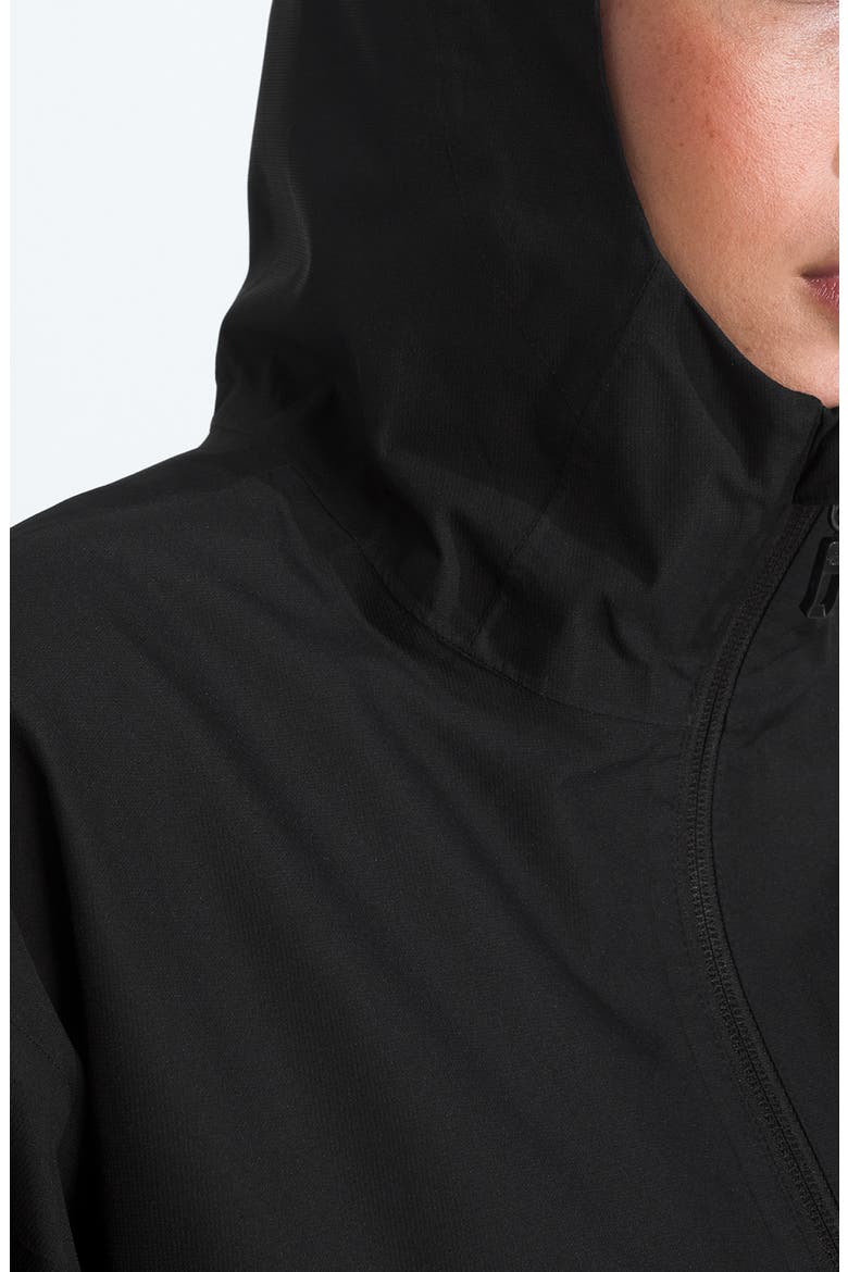 Quest Mono Waterproof Hooded Crop Jacket, Alternate, color, TNF BLACK