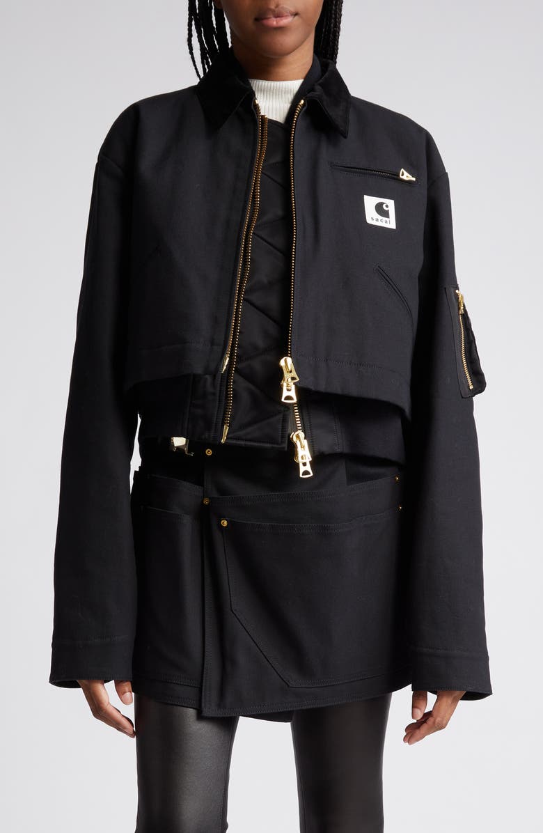 Sacai x Carhartt WIP Hybrid Jacket, Main, color, 