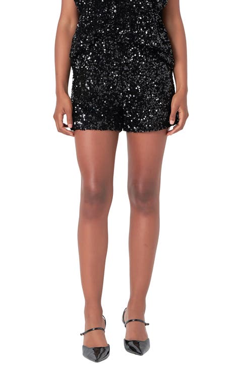 Sequin Shorts
