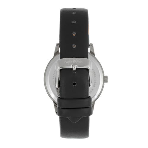 Sophie And Freda San Diego Leather-band Watch In Black